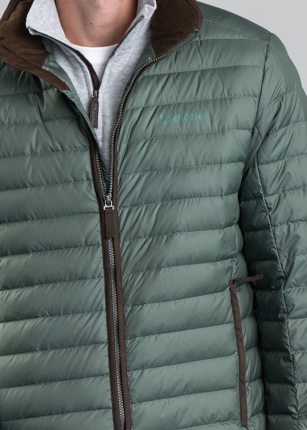 Hallaton Down Jacket - Pine Green - 5