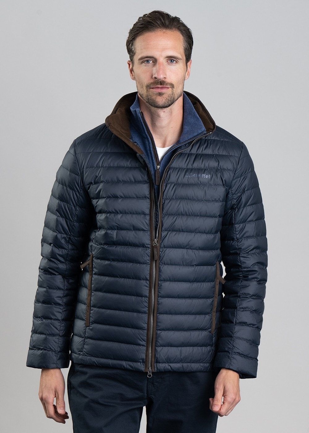 Hallaton Down Jacket - True Navy - 1