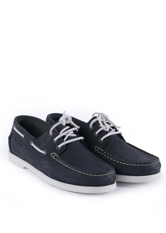 Galion Nubuck Homme Deck Shoes - Navy - 1