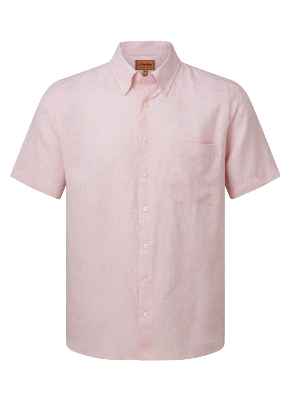 Thornham Short Sleeve Classic Shirt - Pale Pink - 5