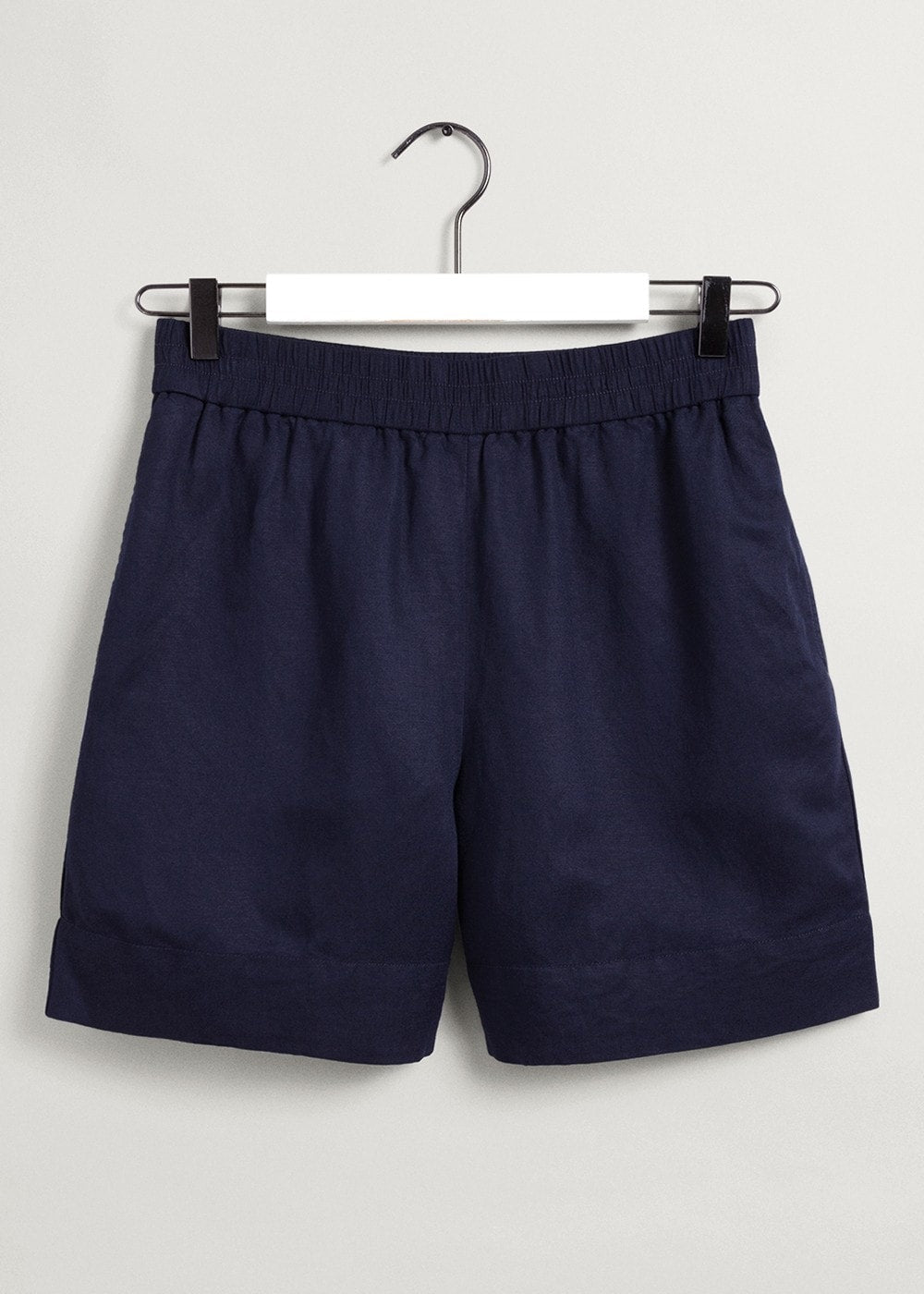 Linen Pull-On Shorts - Evening Blue - 6