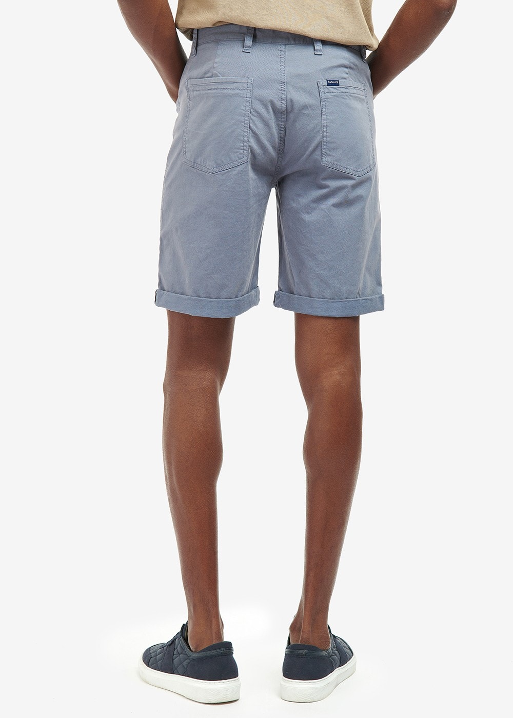 Overdyed Twill Shorts - Washed Blue - 2