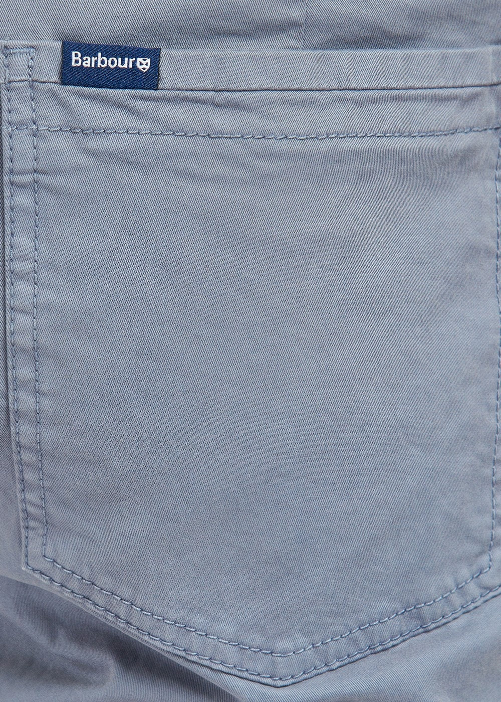 Overdyed Twill Shorts - Washed Blue - 5