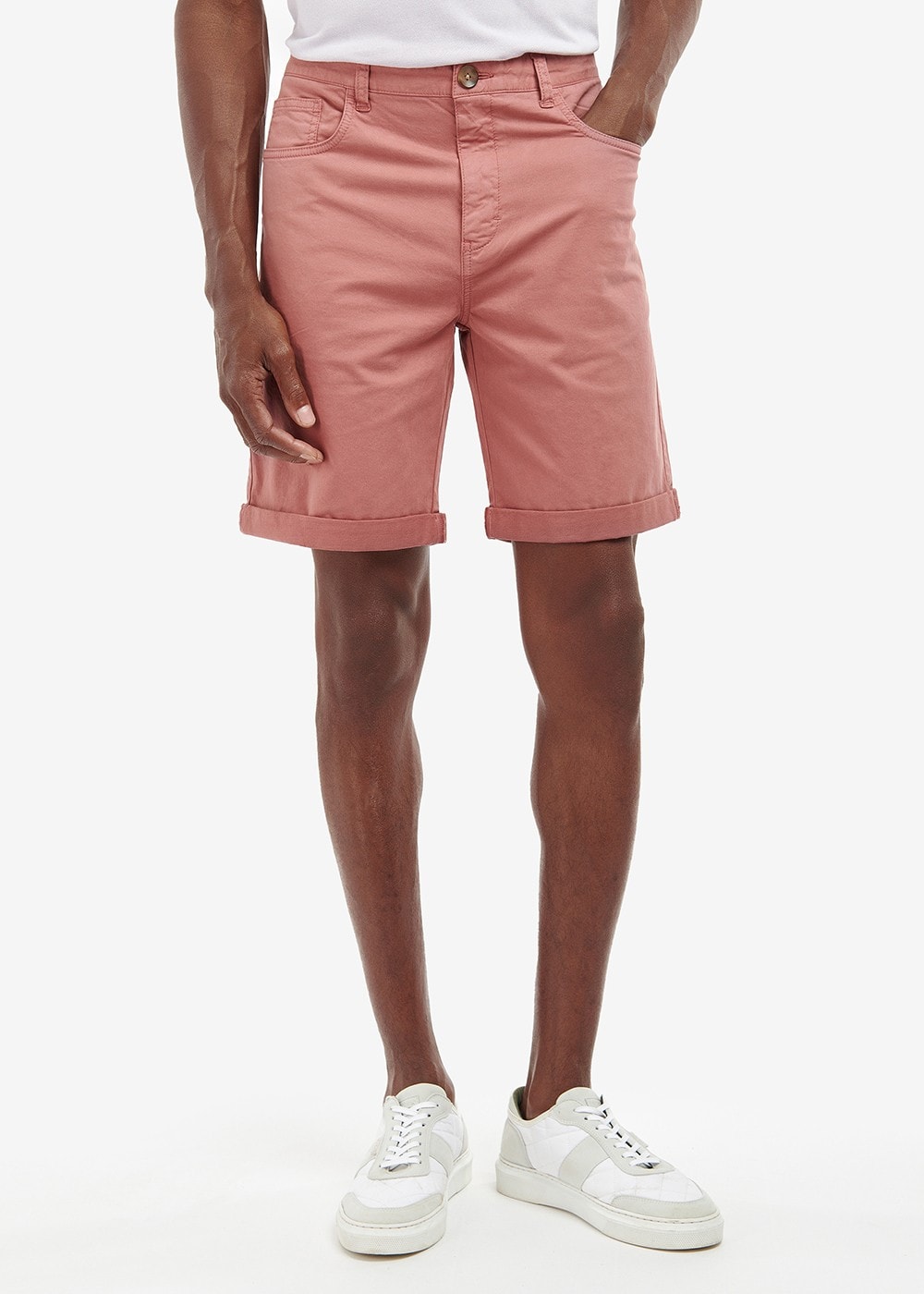 Overdyed Twill Shorts - Pink Salt - 1