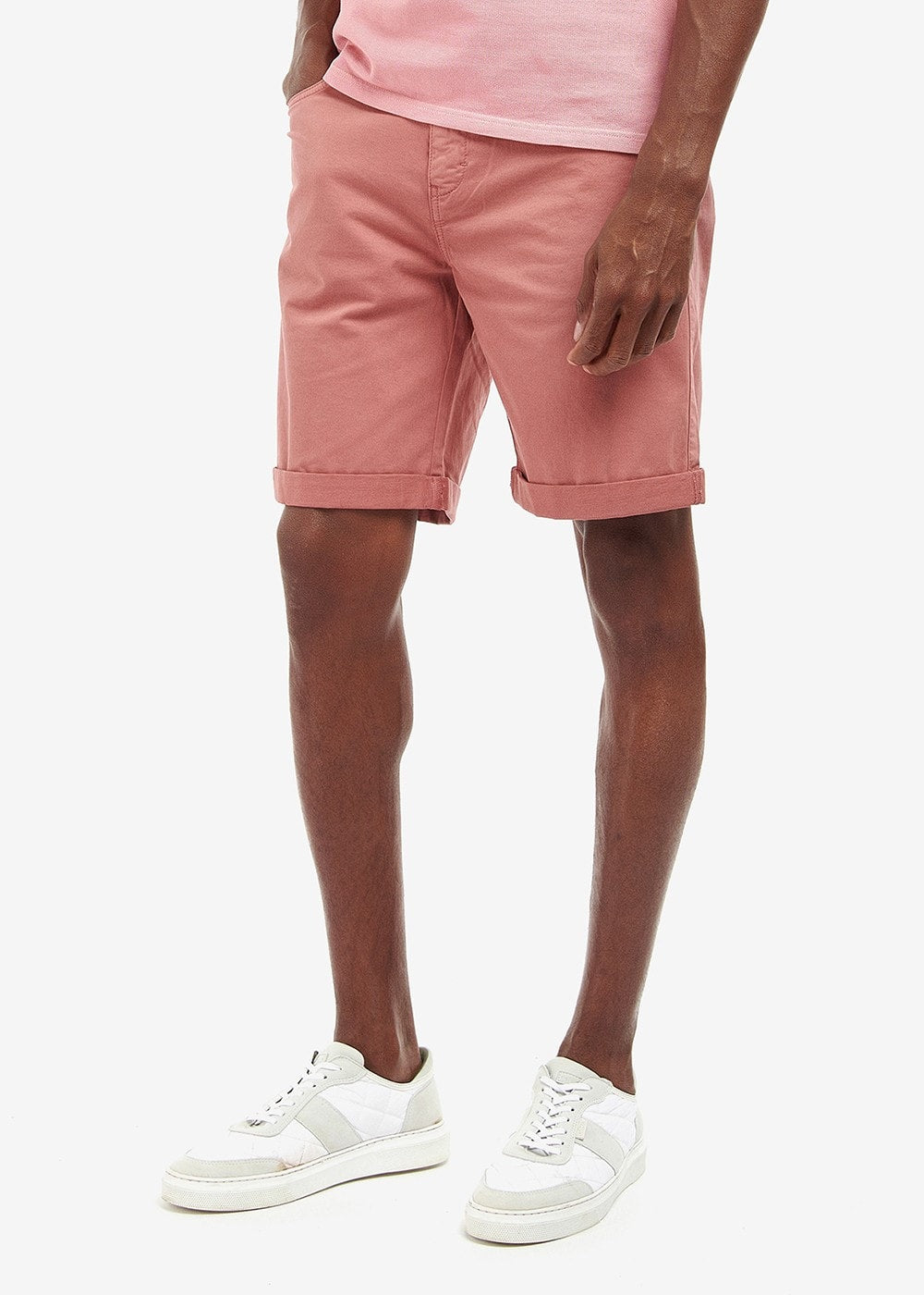 Overdyed Twill Shorts - Pink Salt - 4