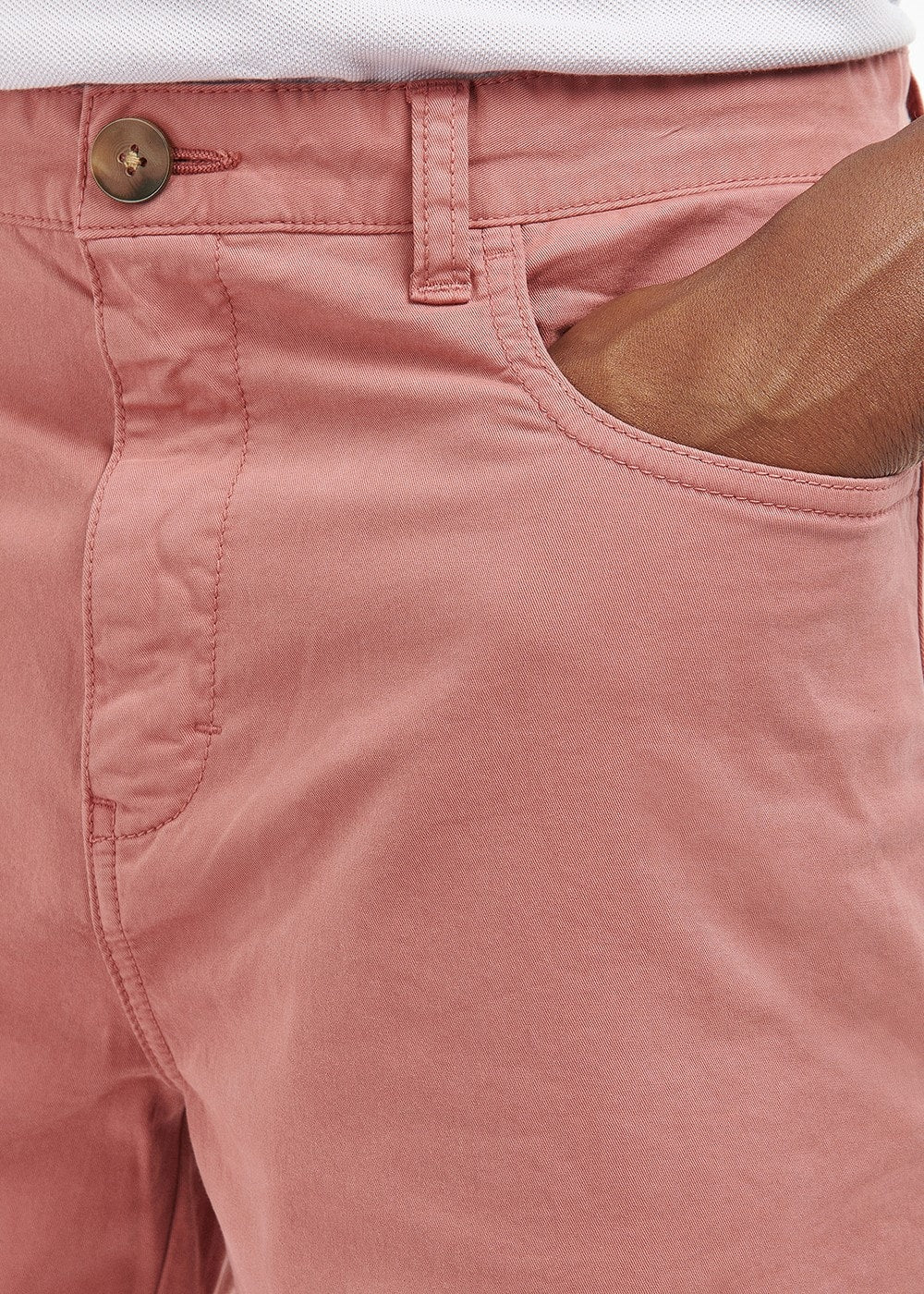 Overdyed Twill Shorts - Pink Salt - 6