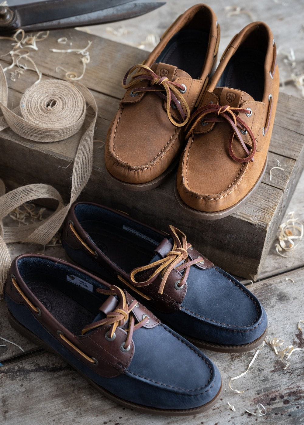 Antigua Deck Shoes - Walnut - 2