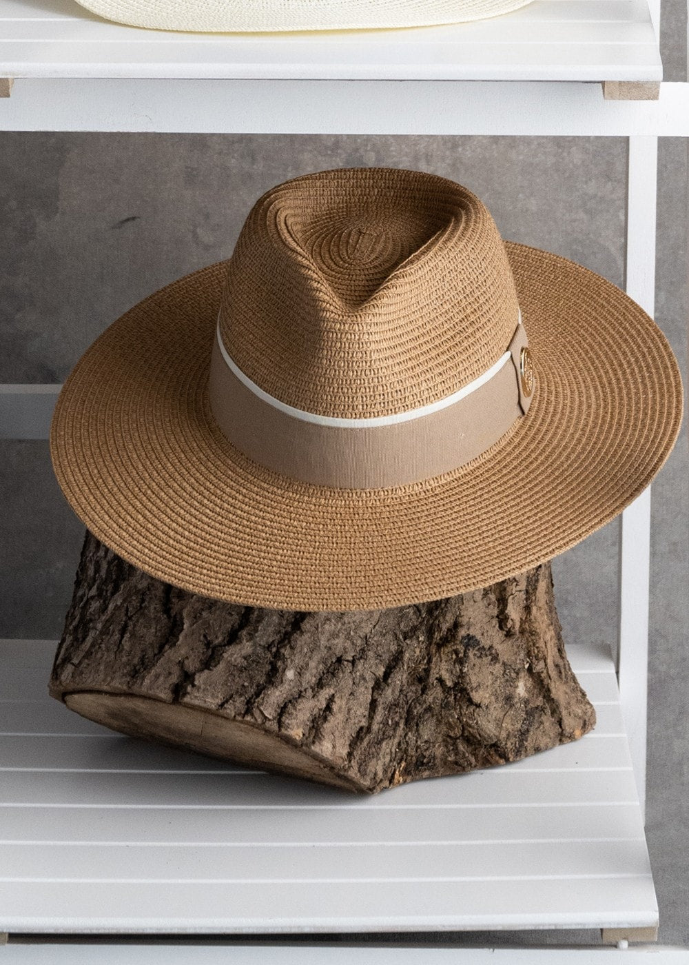 Hemley Wide Brim Fedora - Natural - 2