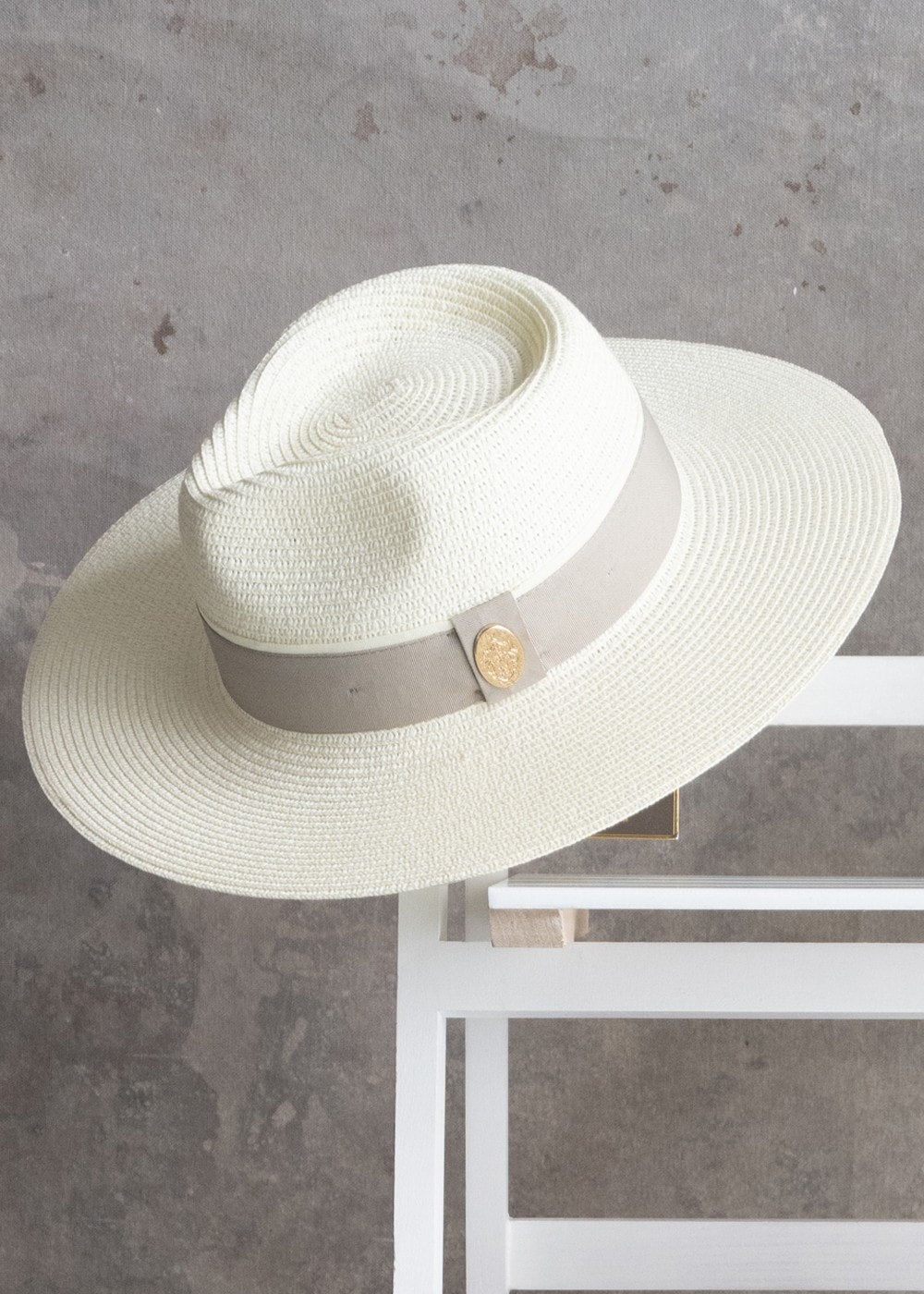 Hemley Wide Brim Fedora - Cream - 2