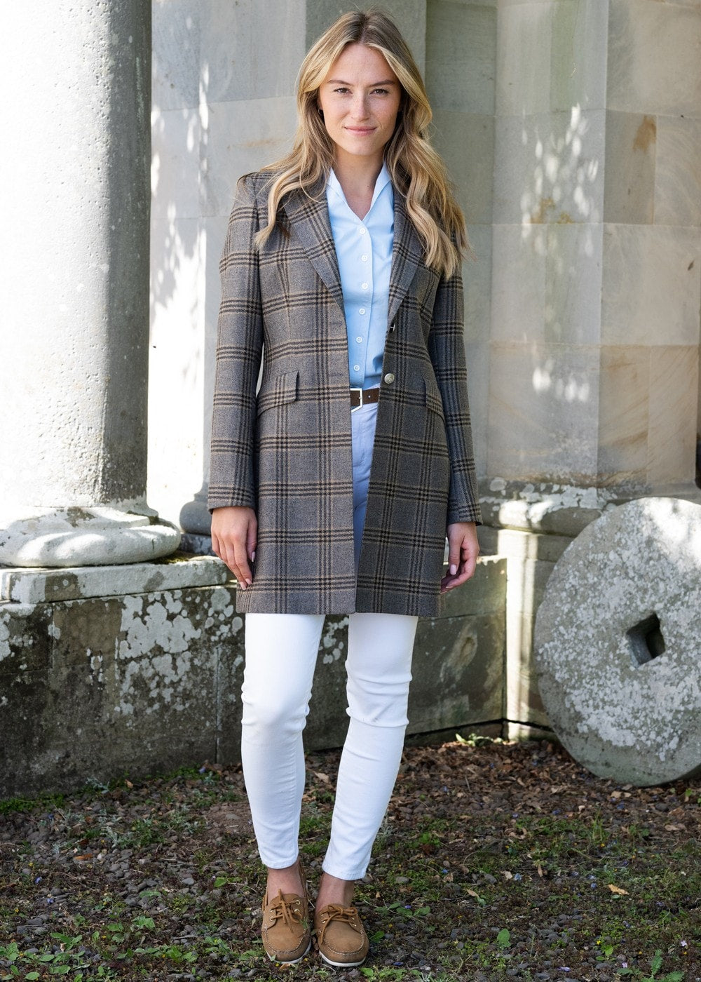 Highgrove Long Jacket - Richmond Check - 2