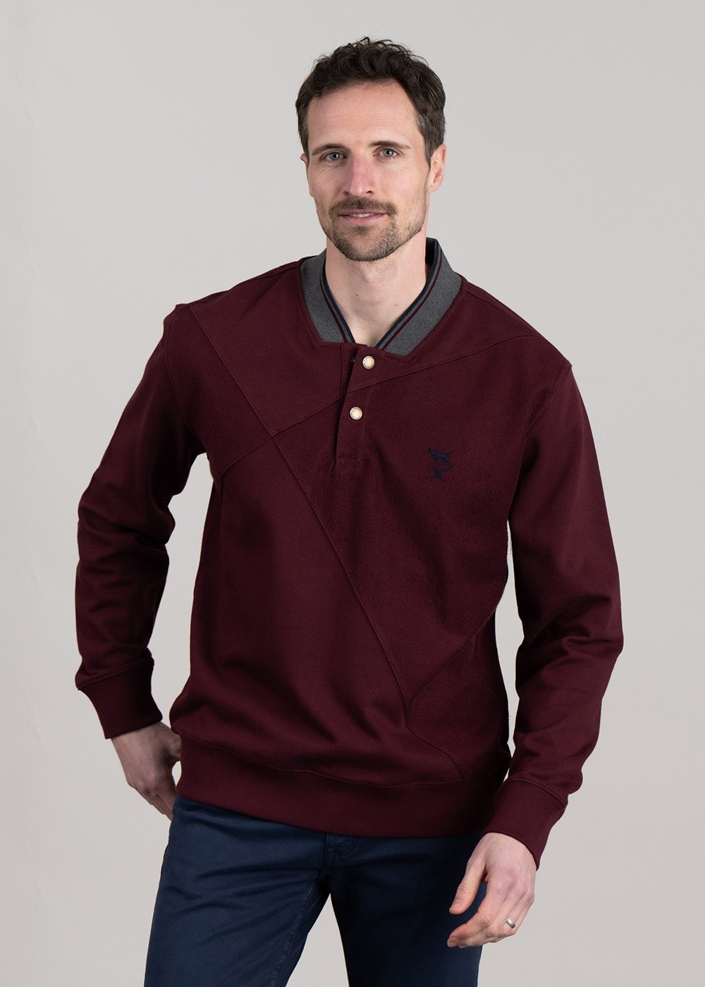 Trafalgar Sweatshirt - Maroon - 1