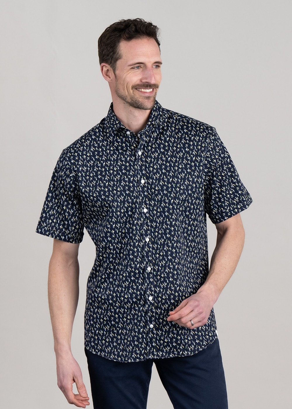 Hardy Short Sleeve Shirt - Floral - 1