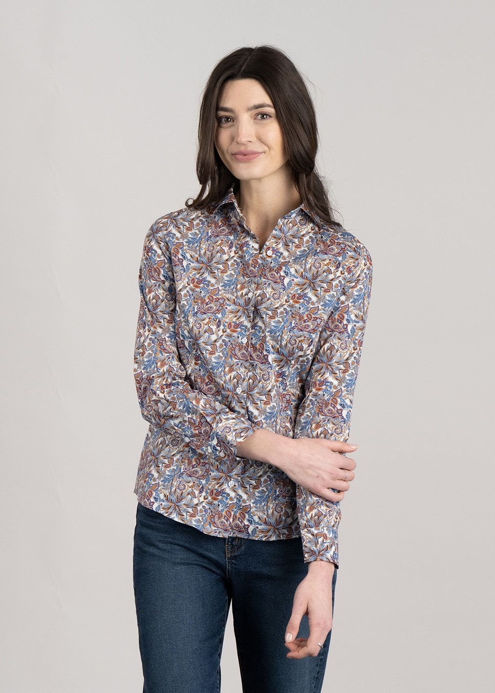 Amelia Liberty Shirt - Paisley Floral - 2