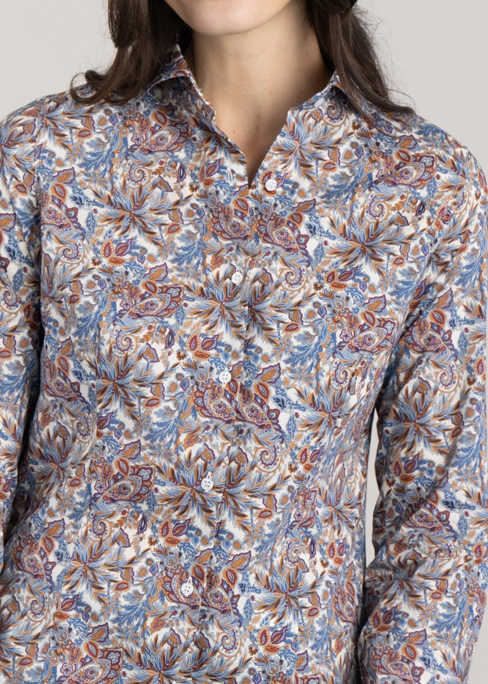 Amelia Liberty Shirt - Paisley Floral - 3