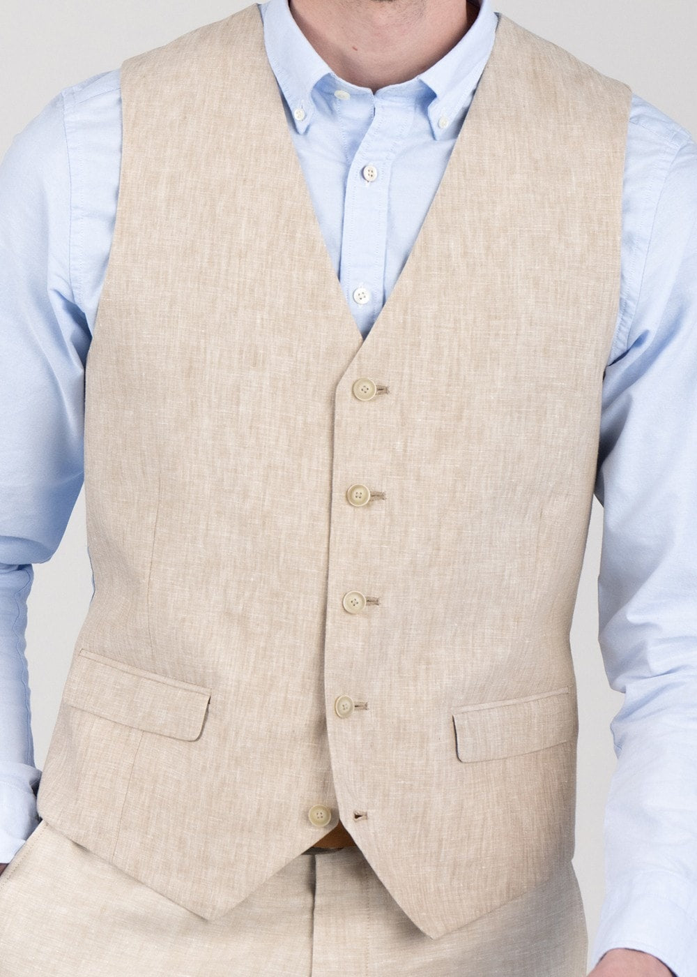 Hugo Waistcoat - Sand - 3