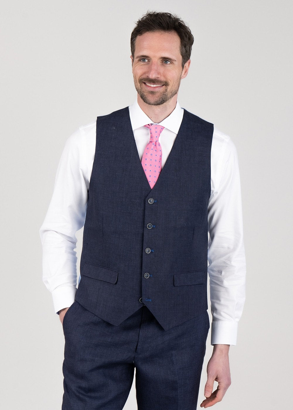 Hugo Waistcoat - Azure - 4