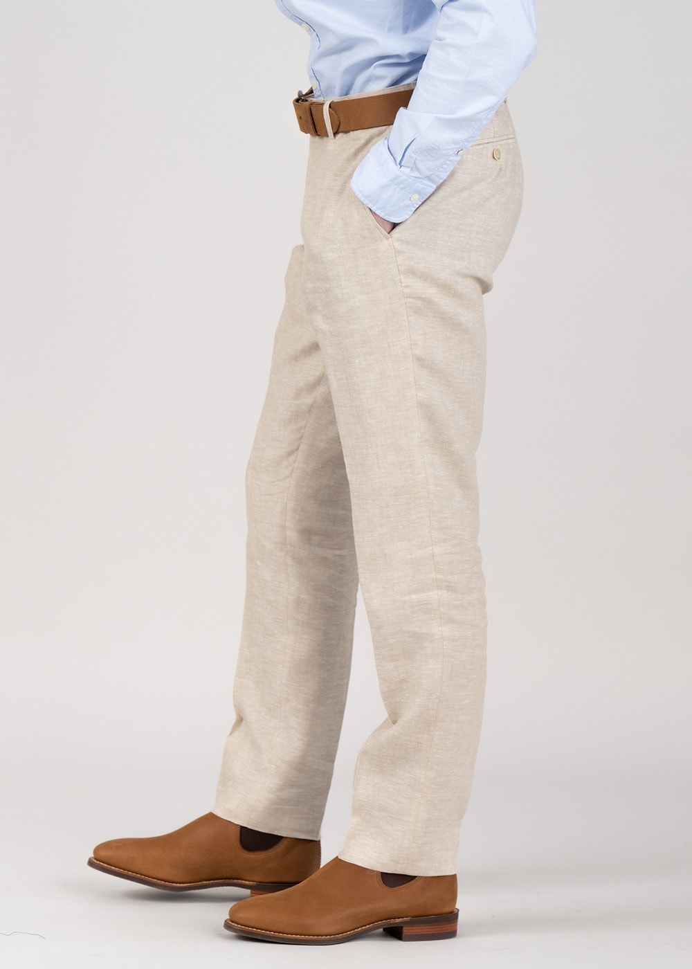 Hugo Trousers - Sand - 3