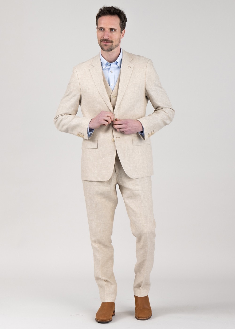 Hugo Trousers - Sand - 2