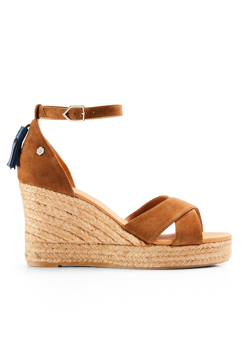 Valencia Wedge - Tan - 2