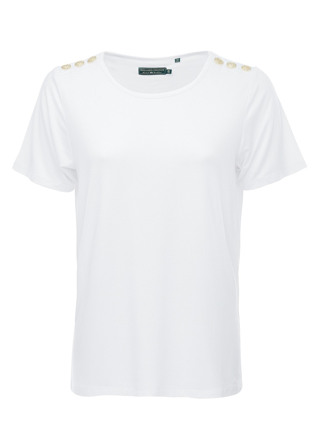 Relax Fit Crew Neck T-Shirt - White - 4