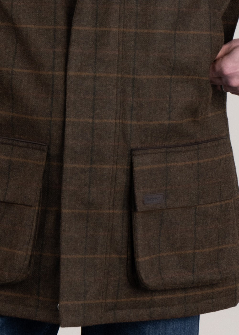 Wool Beaconsfield Jacket - Burnhill Brown Check - 5