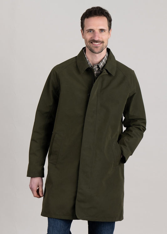 Cambridge Mac Jacket - Olive and Forest - 1