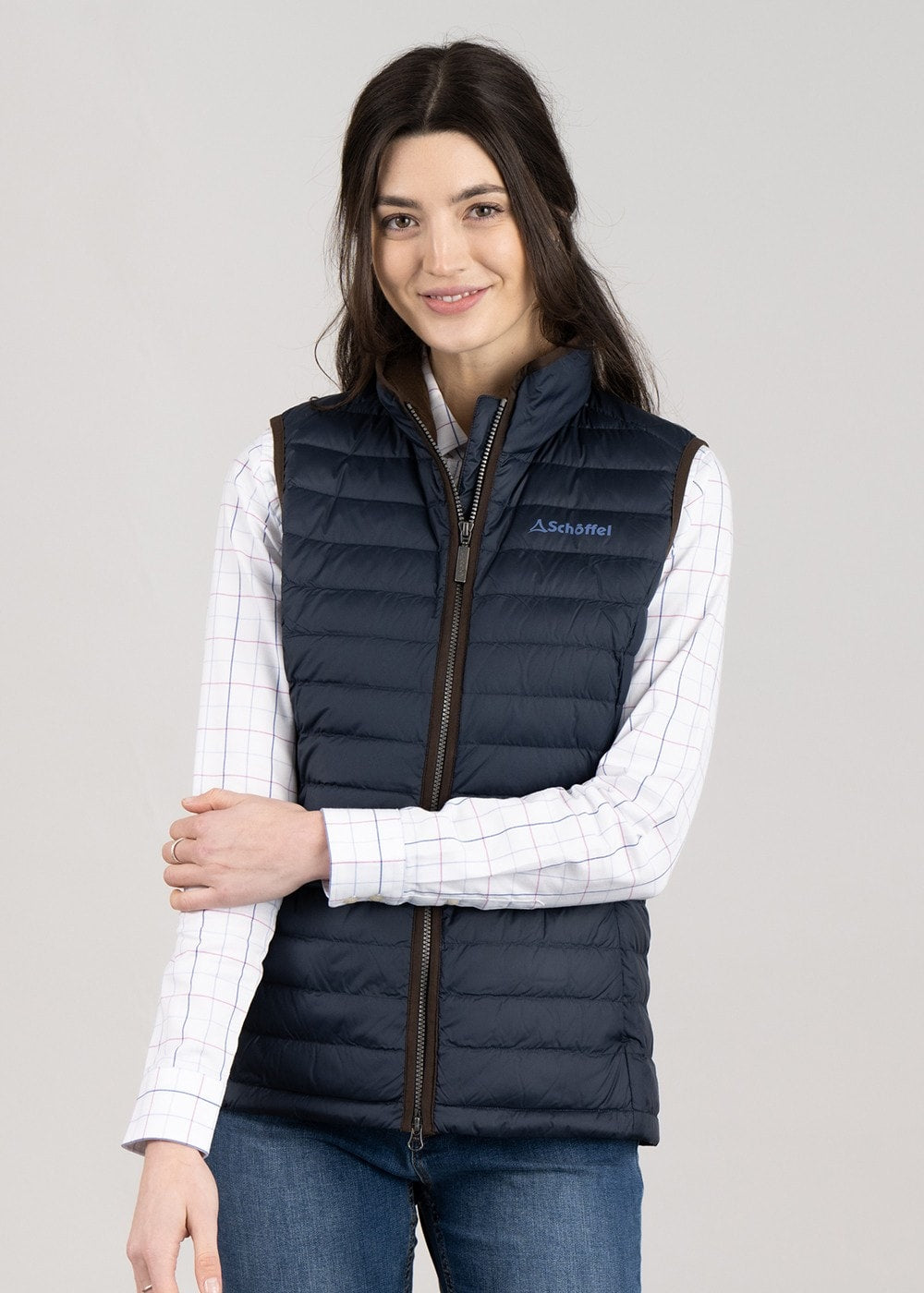 Launde Down Gilet - Petrol Blue - 2