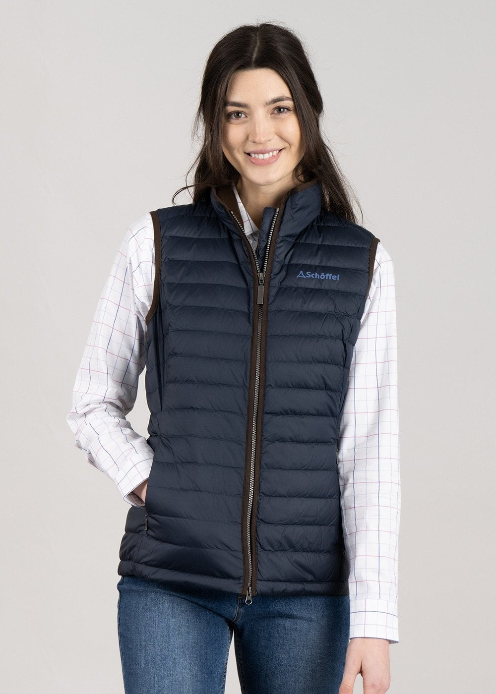 Launde Down Gilet - Petrol Blue - 4