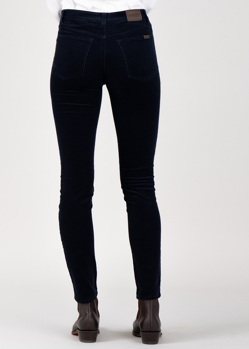 Clover Cord Jean - Navy - 3