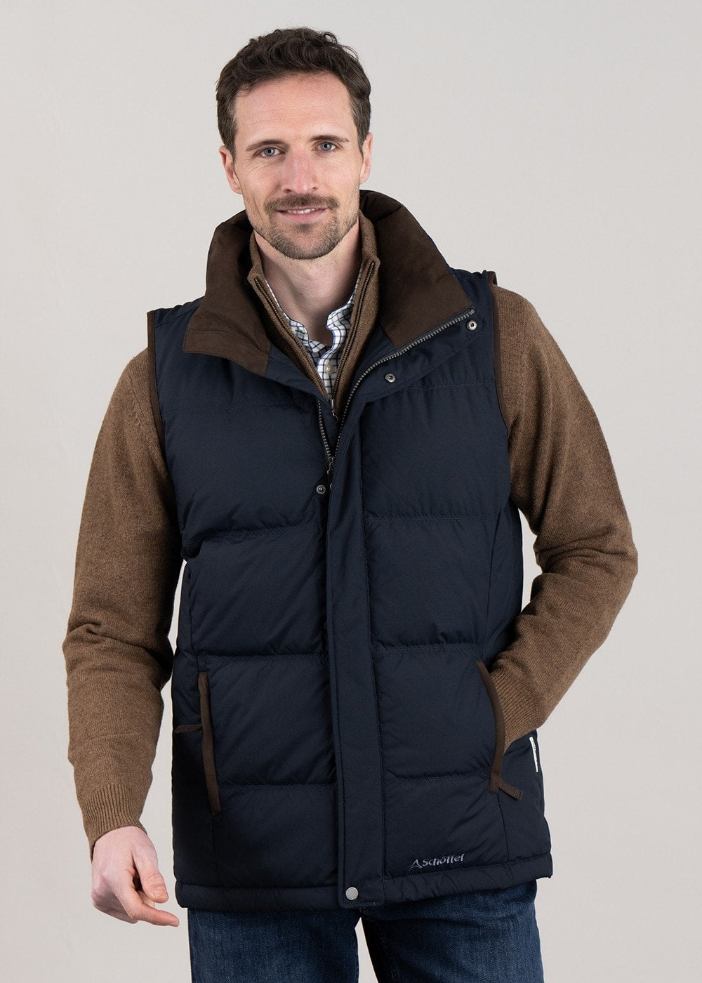 Twickenham II Down Gilet - True Navy - 1