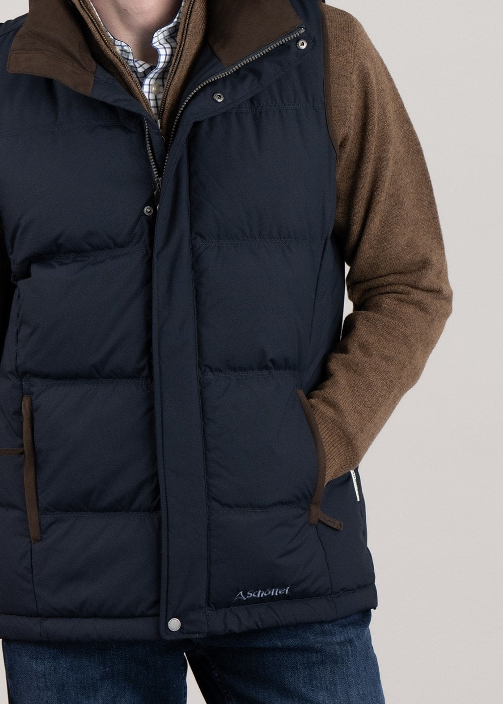 Twickenham II Down Gilet - True Navy - 4