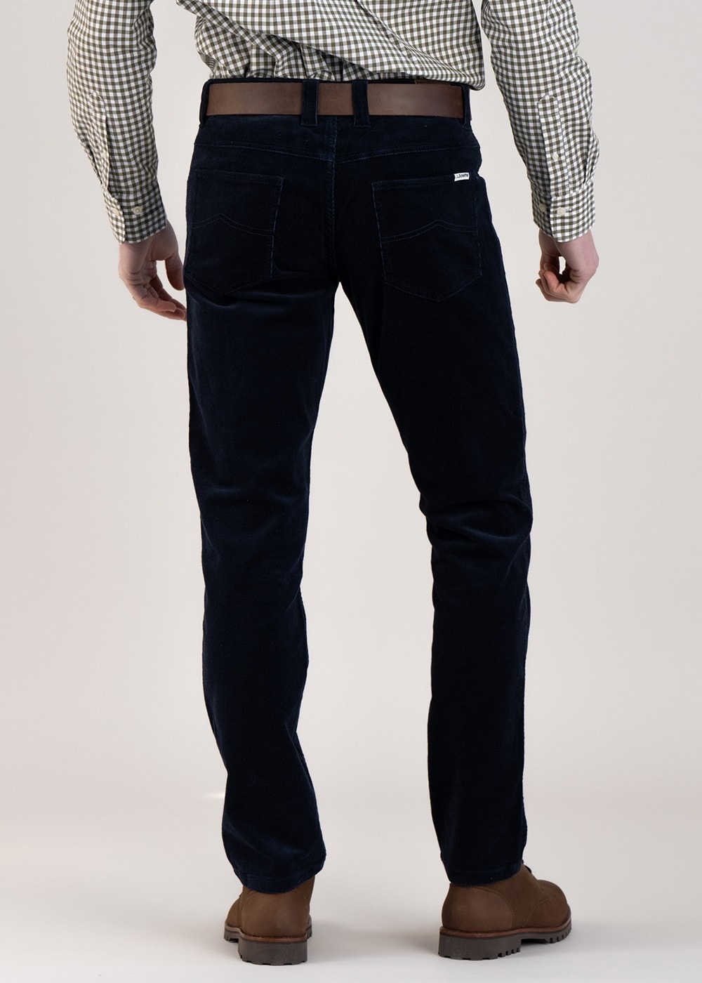 Camden Cord Trousers - Navy - 3