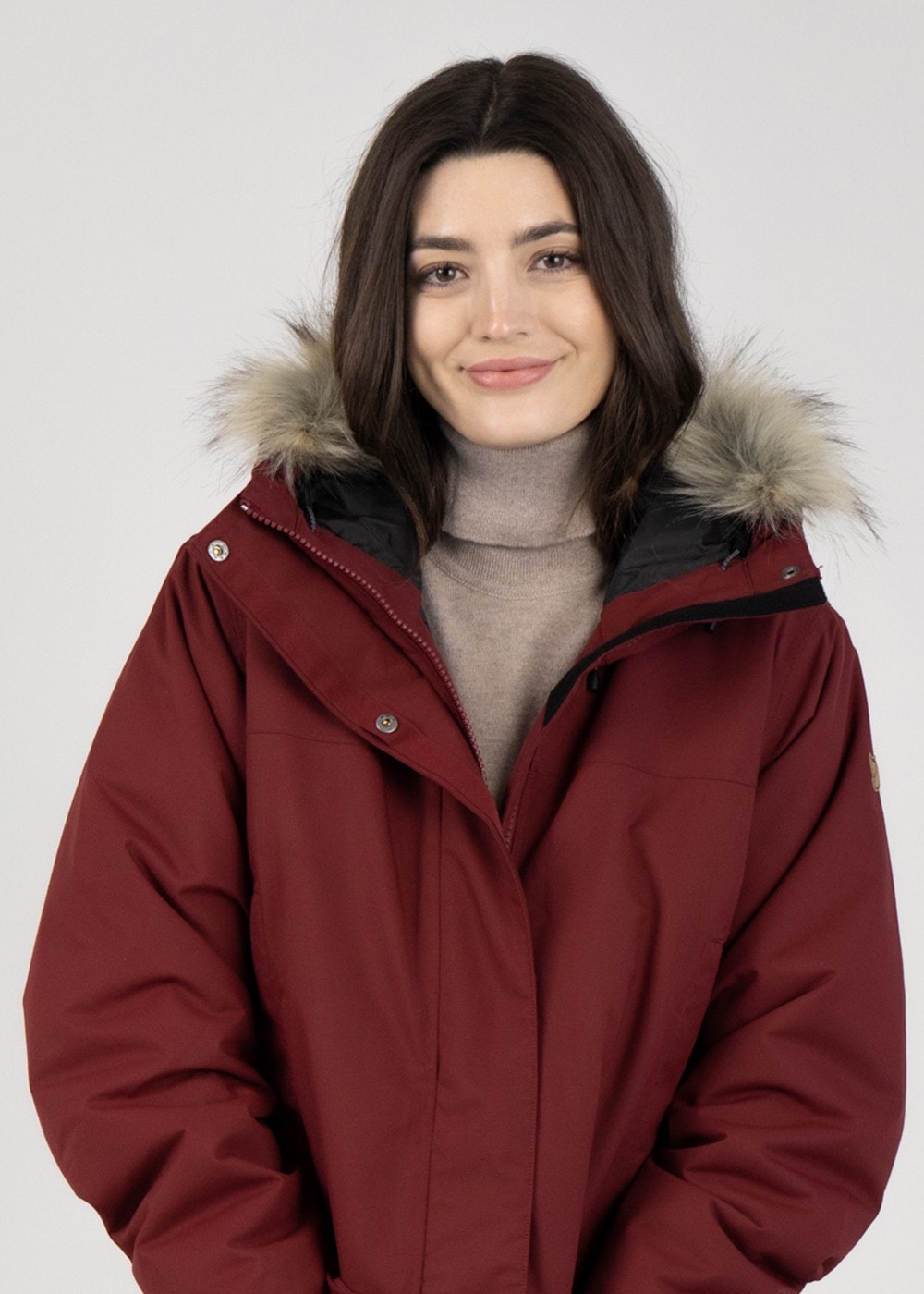 Nuuk Lite Parka - Bordeaux Red - 4