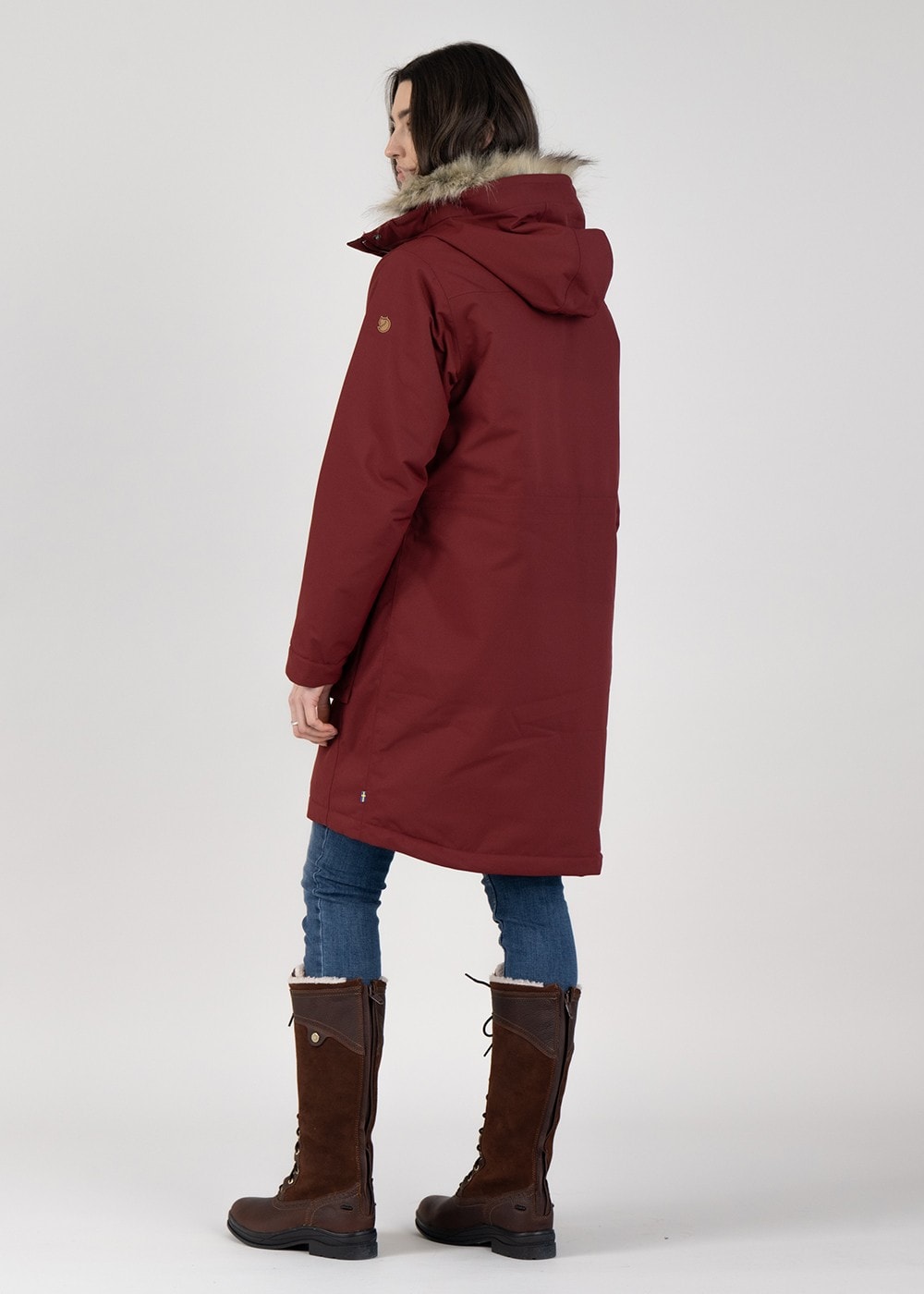 Nuuk Lite Parka - Bordeaux Red - 5