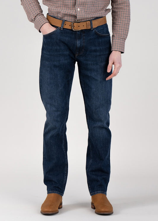 Regular Jeans - Dark Blue Worn In - 1