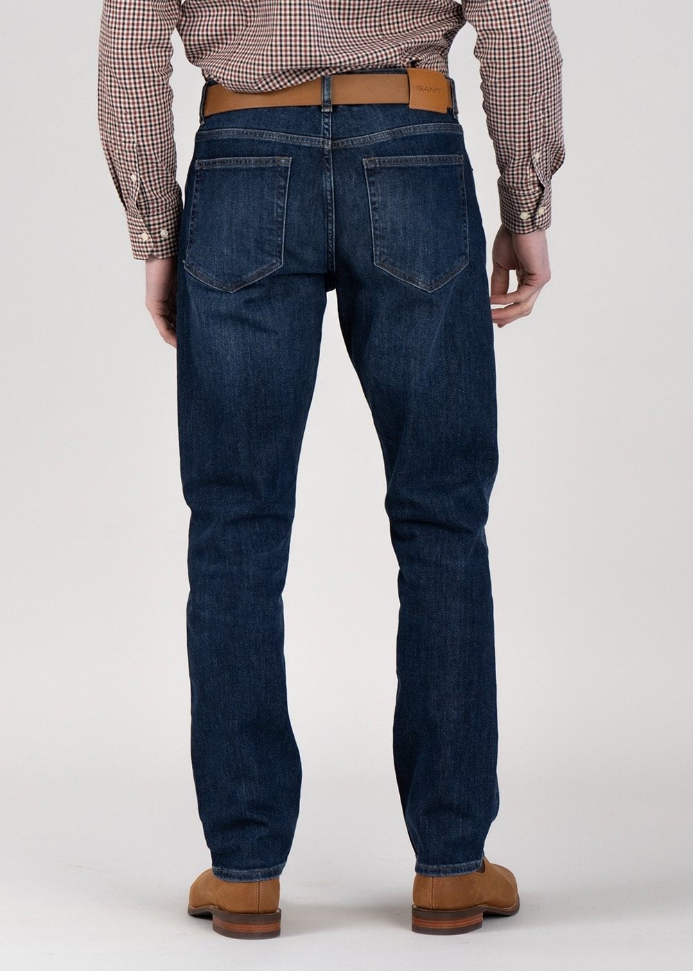 Regular Jeans - Dark Blue Worn In - 3