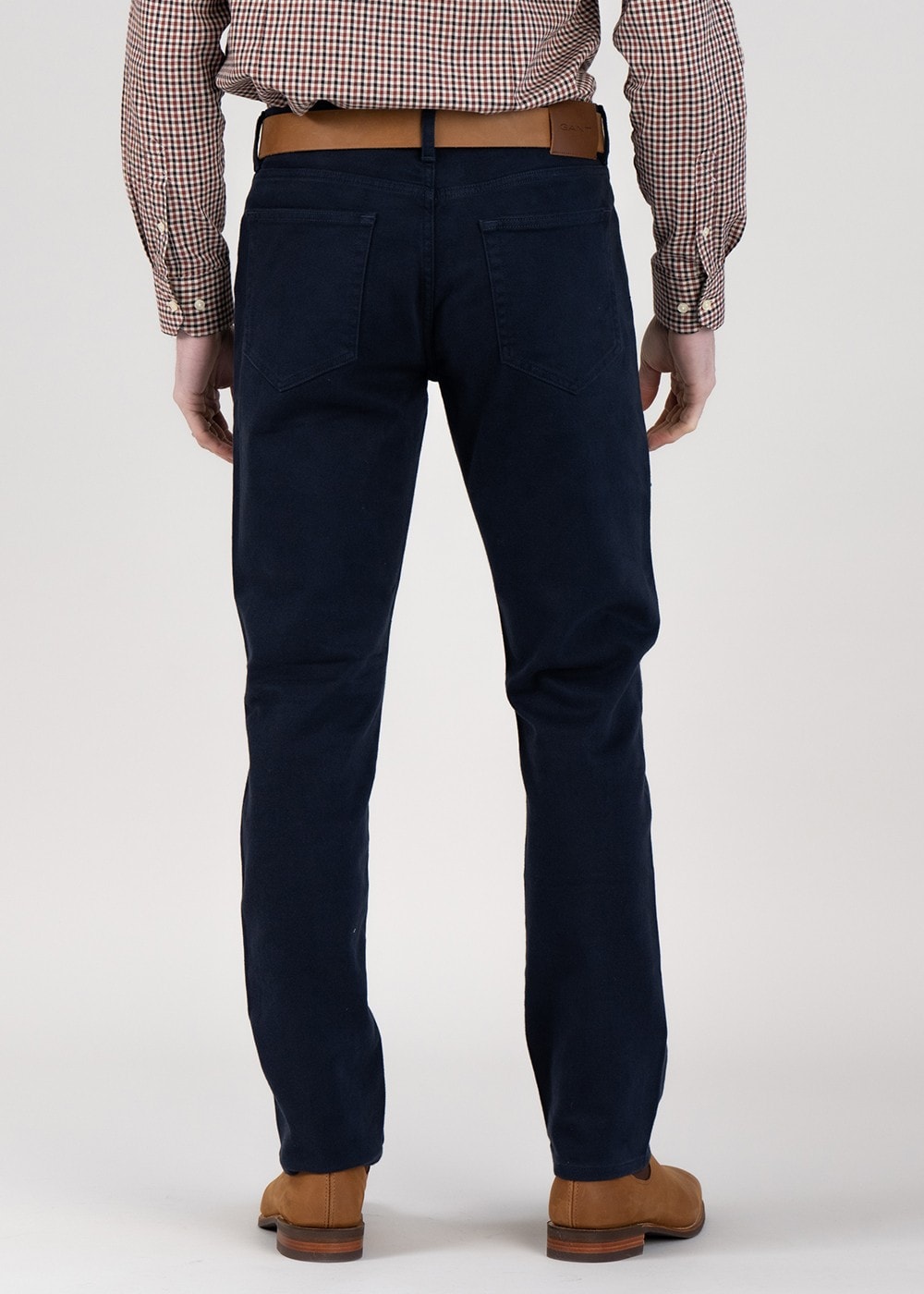 Regular Twill Jeans - Marine - 3