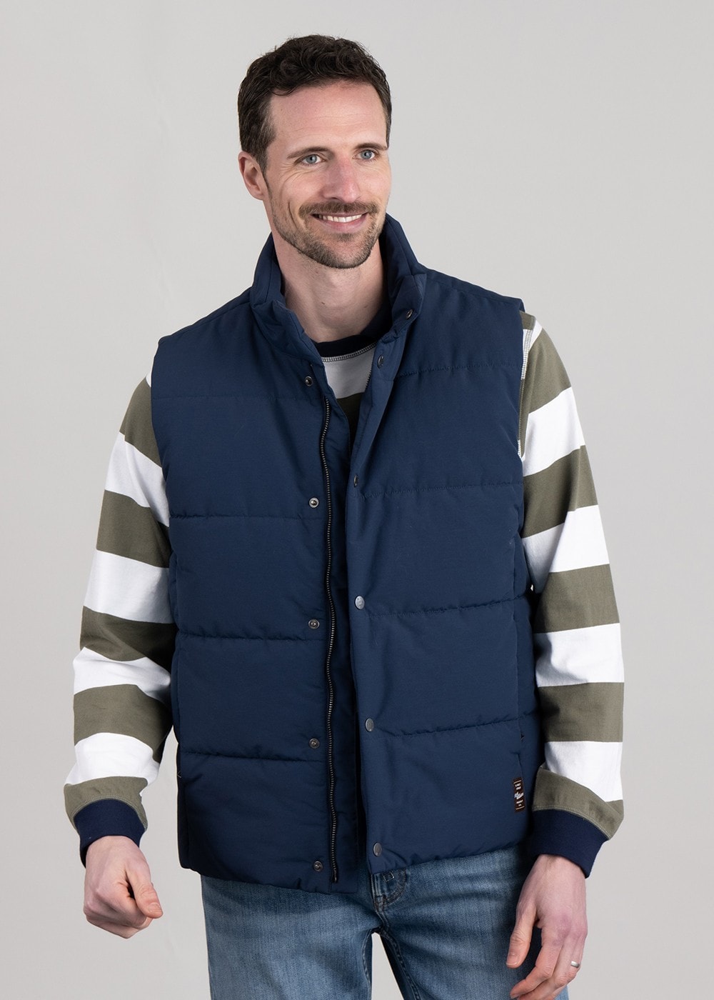 Paddington Vest - Navy - 1