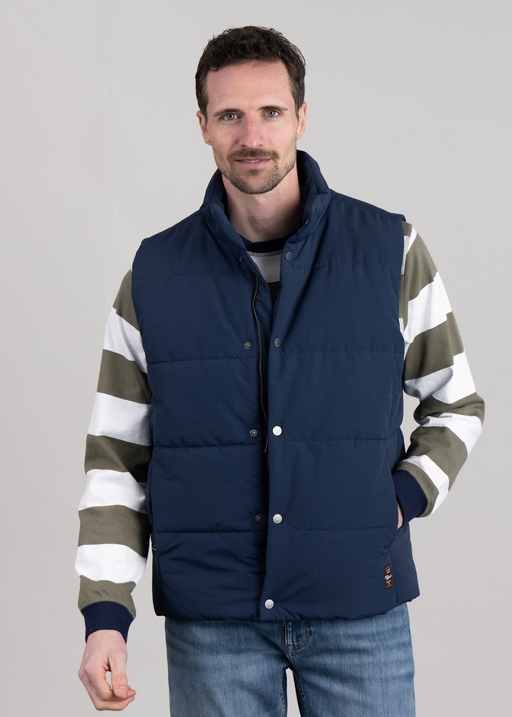 Paddington Vest - Navy - 3