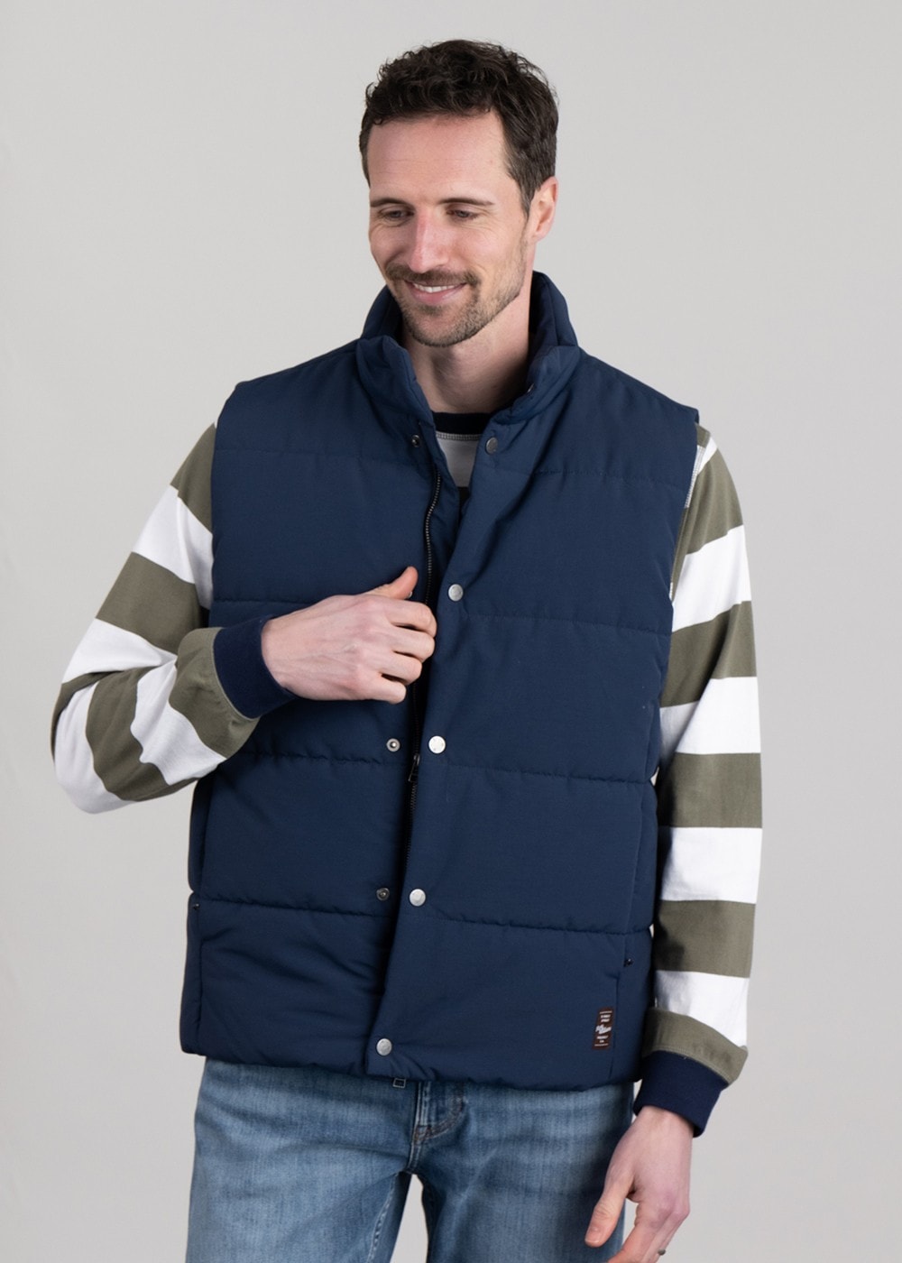 Paddington Vest - Navy - 4