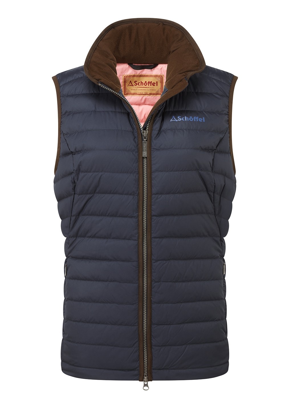 Launde Down Gilet - Petrol Blue - 5