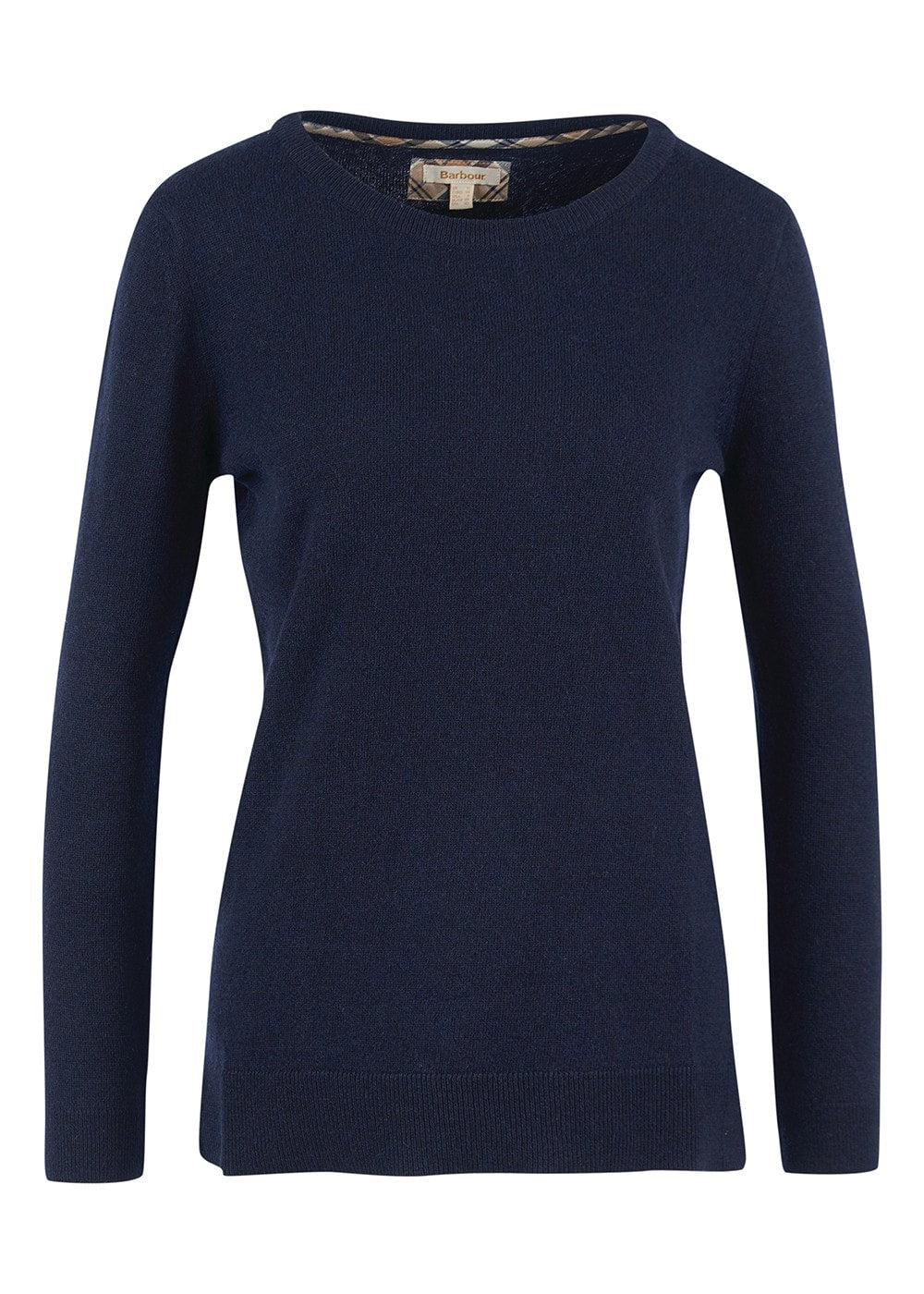 Pendle Crew Neck Sweater - Navy and Fawn - 6