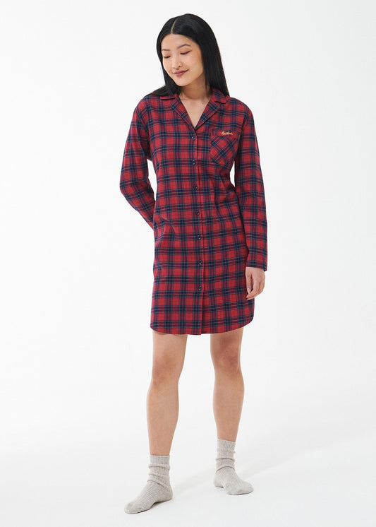 Etta Nightshirt - Small Red Tartan - 1