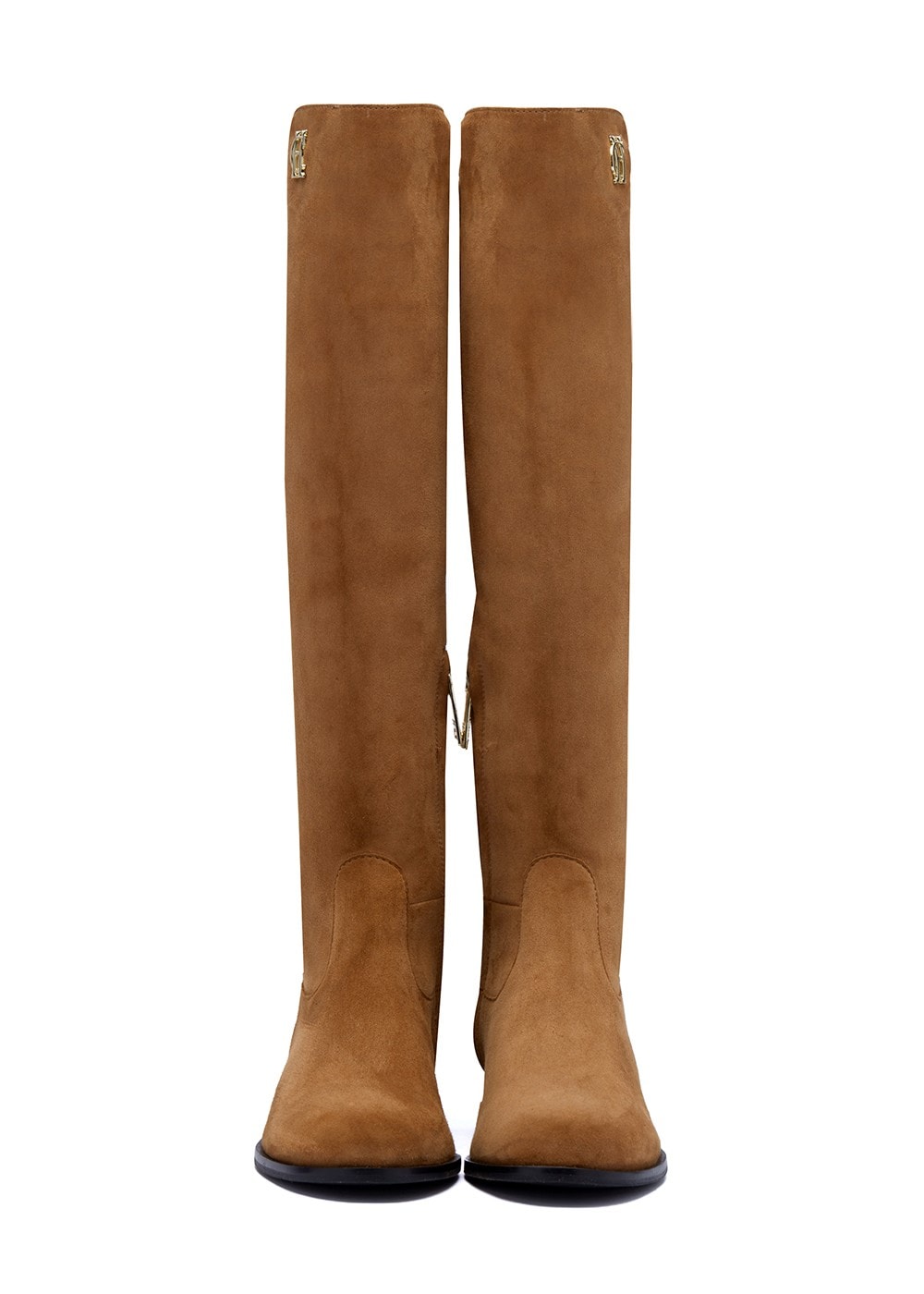 Albany Knee Boots - Tan Suede - 5