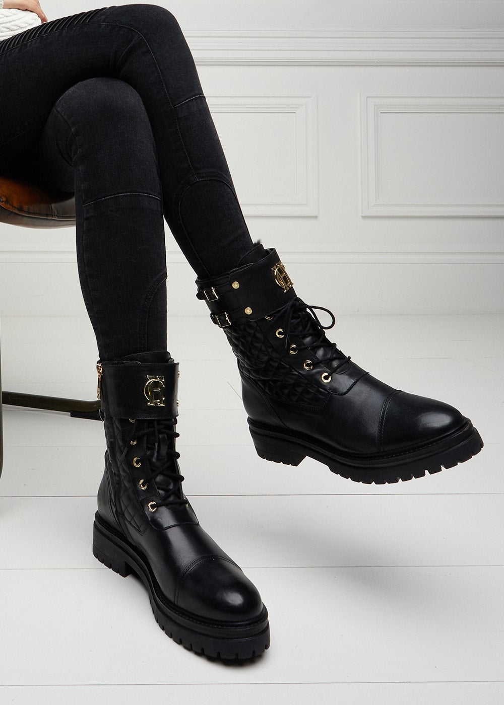 Camden Biker Boots - Black - 7