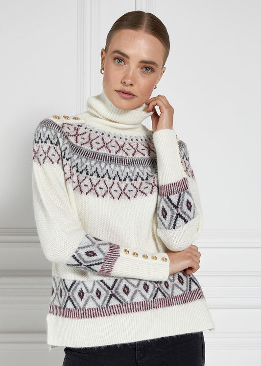 Fairisle Knit - Cream - 1