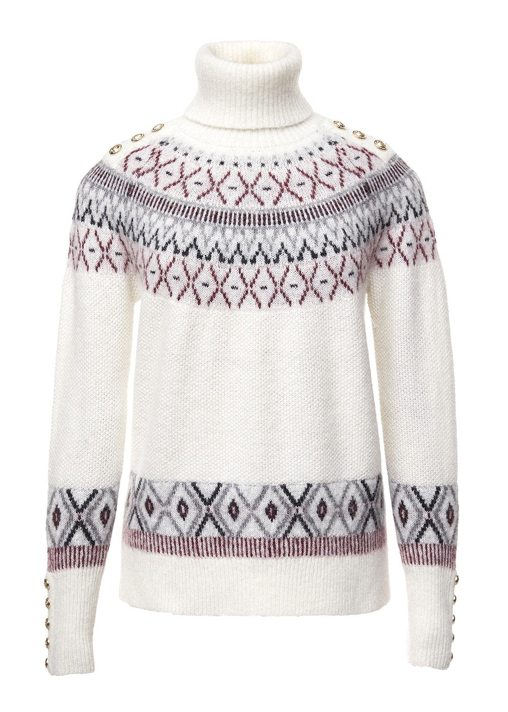 Fairisle Knit - Cream - 4