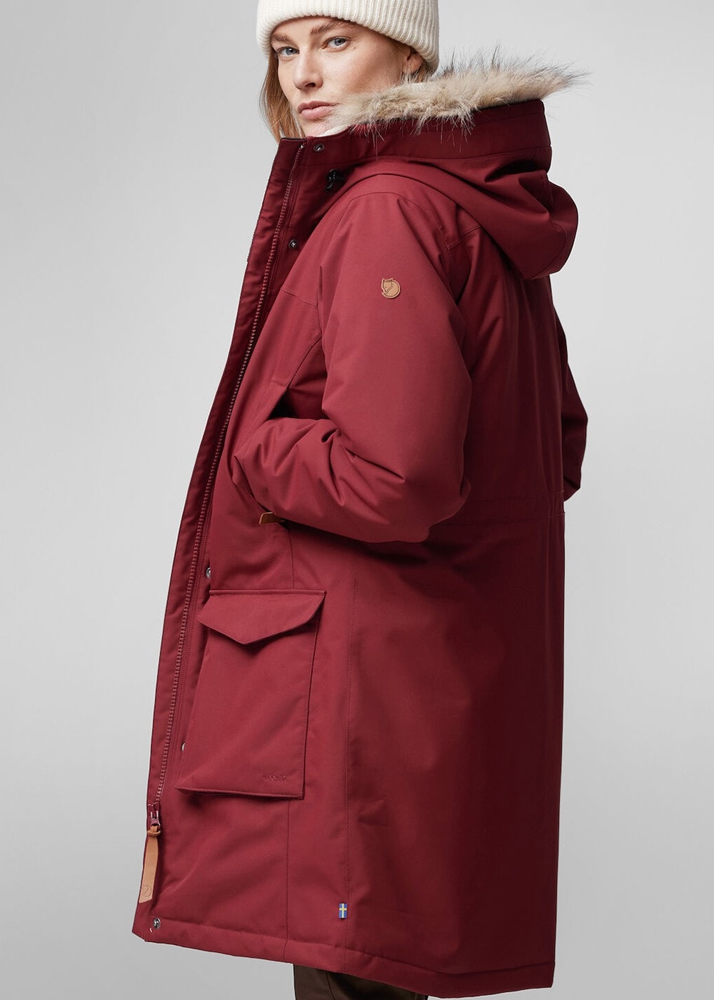 Nuuk Lite Parka - Bordeaux Red - 7