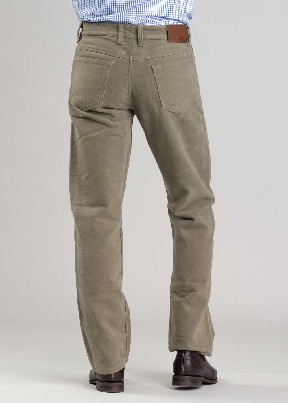 Overseer Luxury Moleskin Jeans - Lovat - 4