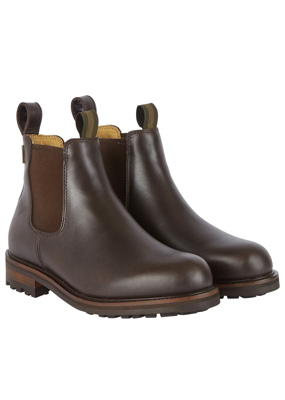 Chelsea Aventure Cuir Boots - Marron Fonce - 1